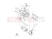 YAMAHA YFM 450 Grizzly YFM450FWAD YFM45FGPAD 1CTV 2013 CYLINDER HEAD