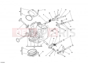 DUCATI 2011 Monster 696 HORIZONTAL CYLINDER HEAD » VALVE DRIVE
