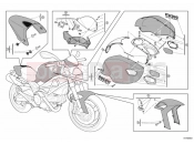 DUCATI 2011 Monster 696 ABS MONSTER ART FAIRING » PLASTICS
