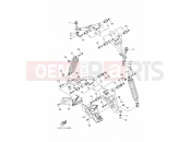 YAMAHA YFM 550 YFM550FWAD YFM5FGPLED 1HSP 2013 FRONT SUSPENSION & WHEEL
