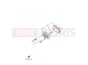 YAMAHA YFM 550 YFM550FWAD YFM5FGPLED 1HSP 2013 TAILLIGHT