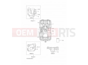 YAMAHA YFM 550 YFM550FWAD YFM5FGPLED 1HSP 2013 EMBLEM & LABEL 1