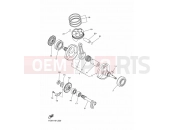 YAMAHA YZ 250 F YZ250F (17DJ) 2013 CRANKSHAFT & PISTON