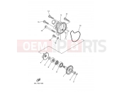 YAMAHA YZ 250 F YZ250F (17DJ) 2013 WATER PUMP