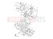 YAMAHA YZ 250 F YZ250F (17DJ) 2013 CRANKCASE COVER 1