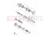 YAMAHA YZ 250 F YZ250F (17DJ) 2013 TRANSMISSION