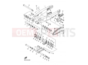 YAMAHA YZ 250 F YZ250F (17DJ) 2013 REAR ARM