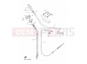 YAMAHA YZ 250 F YZ250F (17DJ) 2013 STEERING HANDLE & CABLE
