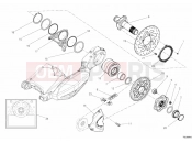 DUCATI Diavel HUB, REAR WHEEL » REAR WHEEL
