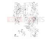 YAMAHA XVS 1300 A Midnight Star XVS1300A 12C6 2012 SIDE COVER