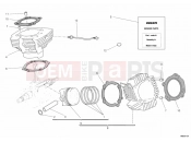 DUCATI Hypermotard 1100 EVO CYLINDER - PISTON » ENGINE CASE