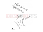 YAMAHA FJR 1300 FJR1300A 1CYJ 2012 CAMSHAFT & CHAIN