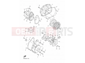 YAMAHA FJR 1300 FJR1300A 1CYJ 2012 CRANKCASE COVER 1