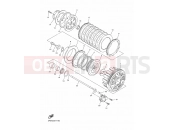YAMAHA FJR 1300 FJR1300A 1CYJ 2012 CLUTCH