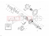DUCATI Multistrada 1100 S REAR WHEEL SPINDLE » REAR WHEEL