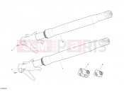 DUCATI Monster 1100 S ABS FRONT FORK » FRONT SUSPENSION