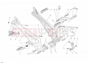 DUCATI Monster 1100 S ABS FOOTREST » FRAME