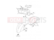 YAMAHA Cygnus XC 125 XC125 CYGNUS (4P99) 2011 FRONT FENDER