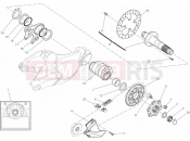 DUCATI Superbike 1198 REAR WHEEL SPINDLE » REAR WHEEL