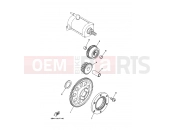 YAMAHA YFM 550 Grizzly YFM550FWAD GRIZZLY 550 FI EPS 34DS 2011 STARTER CLUTCH