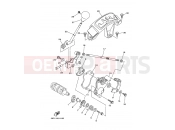 YAMAHA YFM 550 Grizzly YFM550FWAD GRIZZLY 550 FI EPS 34DS 2011 SHIFT SHAFT