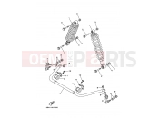 YAMAHA YFM 550 Grizzly YFM550FWAD GRIZZLY 550 FI EPS 34DS 2011 REAR SUSPENSION