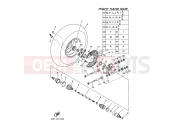 YAMAHA YFM 550 Grizzly YFM550FWAD GRIZZLY 550 FI EPS 34DS 2011 REAR WHEEL 2