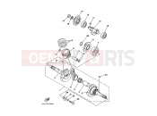 YAMAHA YFM250 YFM25BA BIG BEAR 250 1P0T 2011 CRANKSHAFT & PISTON