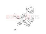 YAMAHA YFM250 YFM25BA BIG BEAR 250 1P0T 2011 REAR ARM
