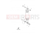 YAMAHA YFM250 YFM25BA BIG BEAR 250 1P0T 2011 REAR SUSPENSION