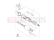 YAMAHA YFM250 YFM25BA BIG BEAR 250 1P0T 2011 STARTING MOTOR