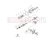 YAMAHA YFM 550 Grizzly YFM550FWAD GRIZZLY 550 FI EPS 34DV 2011 MIDDLE DRIVE GEAR
