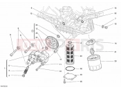DUCATI Superbike 1198 R OIL PUMP - FILTER » LUBRICATION SYSTEM