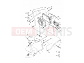 YAMAHA YXR 700 Rhino YXR700F YXR70FA RHINO 700 FI 42SS 2011 RADIATOR & HOSE