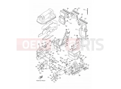 YAMAHA YXR 700 Rhino YXR700F YXR70FA RHINO 700 FI 42SS 2011 SIDE COVER