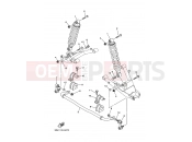 YAMAHA YXR 700 Rhino YXR700F YXR70FA RHINO 700 FI 42SS 2011 REAR SUSPENSION