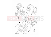 YAMAHA YXR 700 Rhino YXR700F YXR70FA RHINO 700 FI 42SS 2011 EMBLEM & LABEL 1