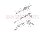 YAMAHA YFM 450 Grizzly YFM450FWAD YFM45FGPA GRIZZLY 450 1CT3 2011 MIDDLE DRIVE GEAR