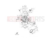 YAMAHA YFM 350 Grizzly YFM350FWA GRIZZLY 350 38P4 2011 CYLINDER HEAD