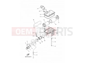 YAMAHA YFM 350 Grizzly YFM350FWA GRIZZLY 350 38P4 2011 INTAKE
