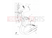 YAMAHA YFM 350 Grizzly YFM350FWA GRIZZLY 350 38P4 2011 STEERING HANDLE & CABLE
