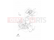 YAMAHA YFM 350 Grizzly YFM350FWA GRIZZLY 350 38P4 2011 EMBLEM & LABEL 1