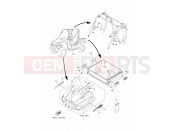 YAMAHA YXR 700 Rhino YXR700F YXR70FSEPA RHINO 700 FI 42ST 2011 EMBLEM & LABEL 2