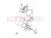 YAMAHA YFM 350 Raptor YFM350 YFM35RA YFM350R 1BS6 2011 CRANKCASE COVER 1