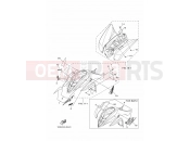YAMAHA YFM 350 Raptor YFM350 YFM35RA YFM350R 1BS6 2011 EMBLEM & LABEL 1