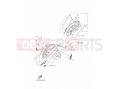 YAMAHA YFM 350 Raptor YFM350 YFM35RA YFM350R 1BS6 2011 EMBLEM & LABEL 2
