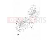 YAMAHA YFM 350 Raptor YFM350 YFM35RA YFM350R 1BS6 2011 EMBLEM & LABEL 3