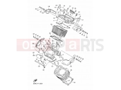 YAMAHA XVS 1300 A Midnight Star XVS1300A (1CS1) 2011 CYLINDER