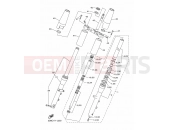 YAMAHA XVS 1300 A Midnight Star XVS1300A (1CS1) 2011 FRONT FORK