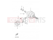 YAMAHA X-City 250 VP 250 VP250 X-CITY 250 (5B28) 2010 CRANKSHAFT & PISTON